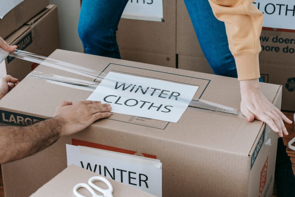 Labeling helps you pack and unpack more efficiently.