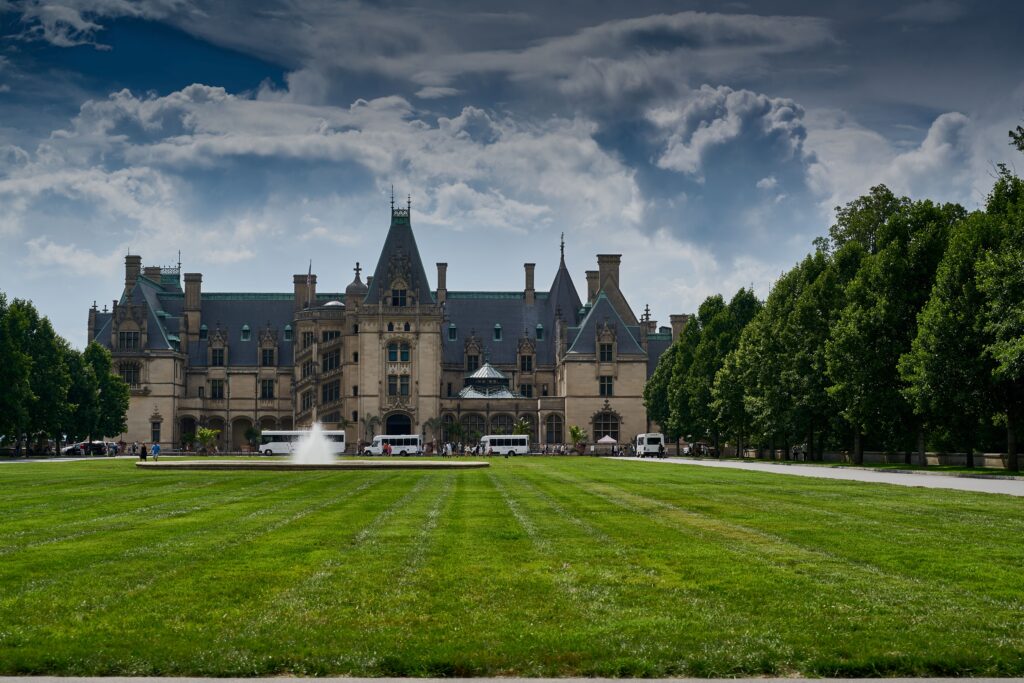 Beautiful mansion in scenic Asheville, North Carolina.