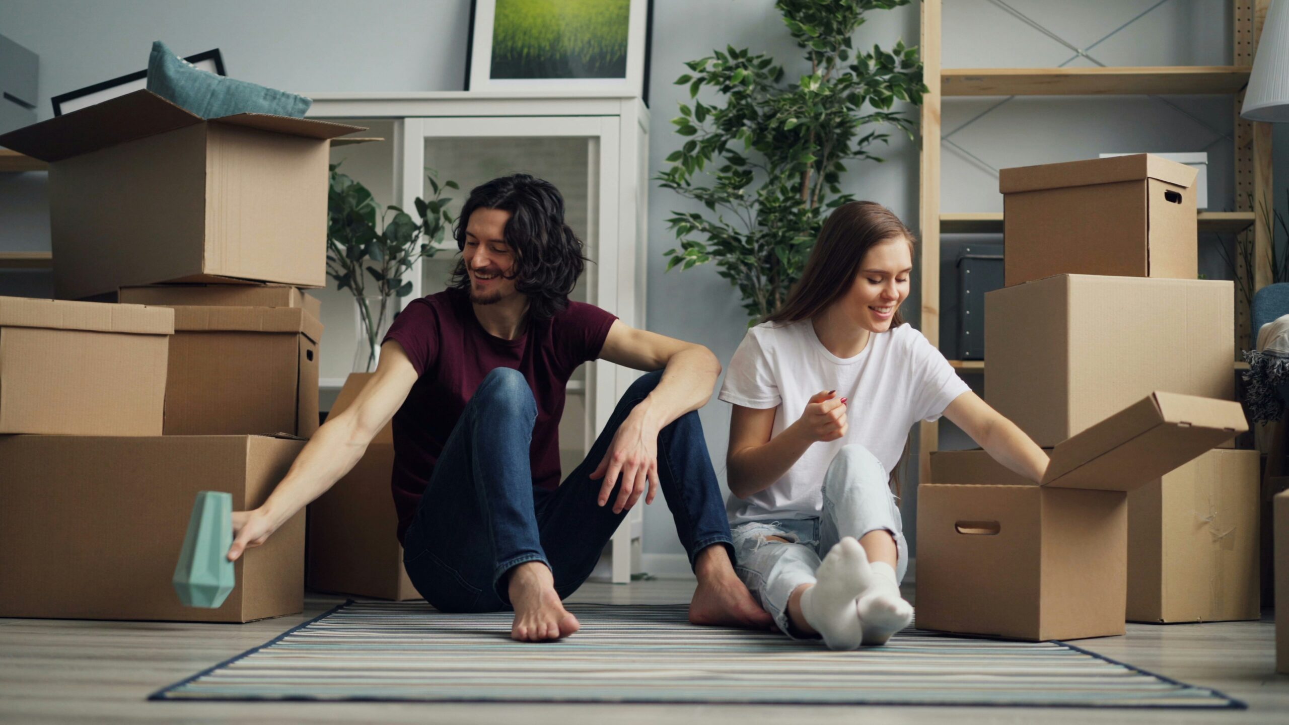 Unpacking can be stress free with a well planned move.